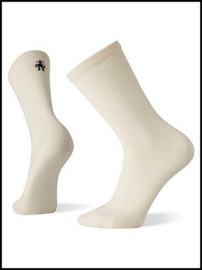 Merino Wool Unisex Hiking Liner Socks Crew Length Zero Cushion